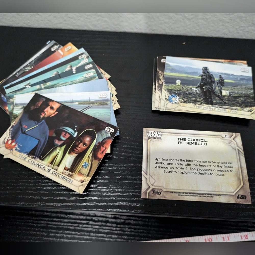 Topps Star Wars Rouge One movie scene cards